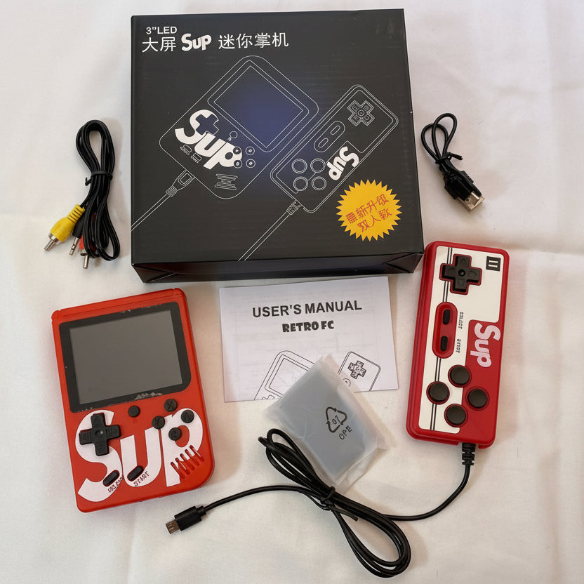 Consola Retro Portátil Roja